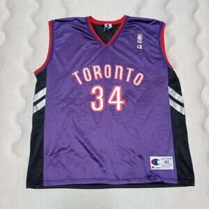Champion - Toronto Raptors Hakeem Olajuwon vintage jersey (2001)